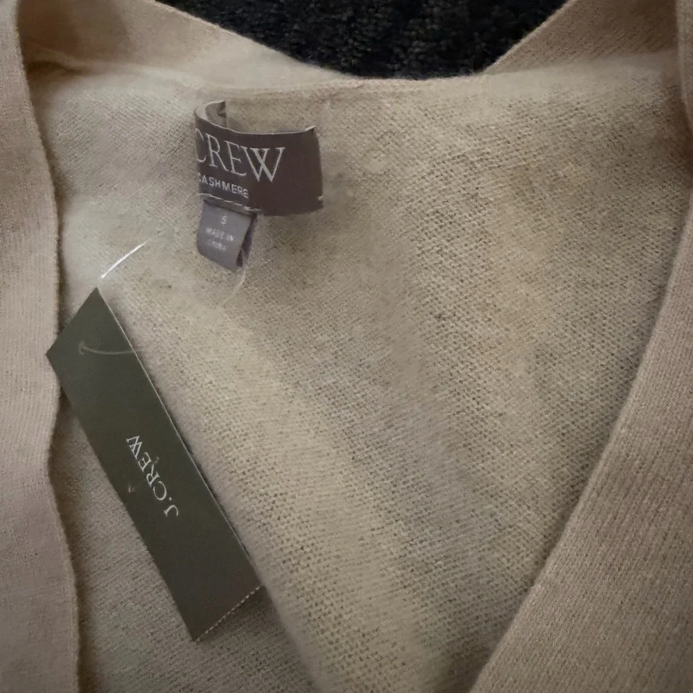 J CREW SIZE XS-SMALL Cashmere patch-pocket cardigan‎ CB881 $228